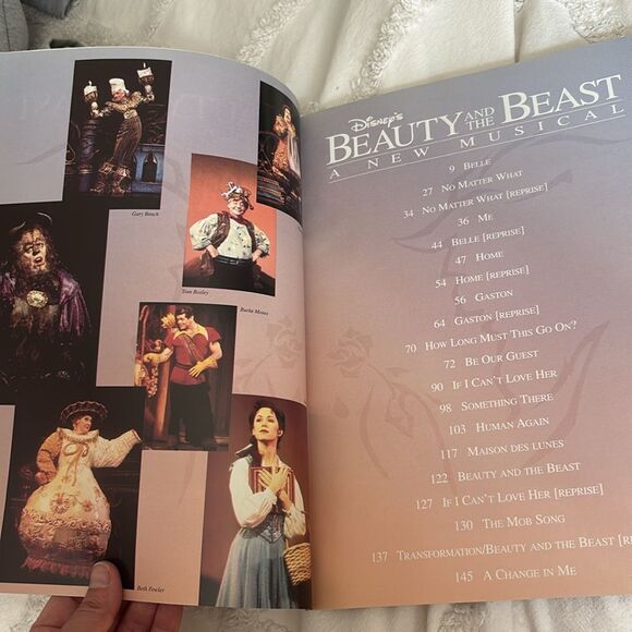 Disney's Beauty and the Beast Broadway Musical Book - Picture 3 of 6